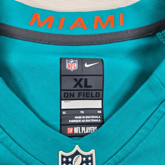 Nike On Field Miami Dolphins Tua Tagovailoa #1 Player Jersey in Aqua Size XL - Picture 4 of 8
